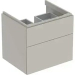 Geberit Waschtischunterschrank Xeno2 58x53x46,2cm, m/greige, mit 2 Schubladen