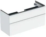 Geberit Waschtischunterschrank iCon 118,4x61,5x47,6cm, 2 L, w/lack. hochgl.