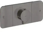 hansgrohe Fertigmontageset Axor One UP-Thermostat., 2 Verbr., brush. bla vc