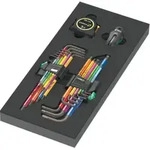 Wera 9740 Schaumstoffeinlage Winkelschl&uuml;ssel Set 1, 20-teilig