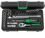 Stahlwille 1/4" (6,3mm) Steckschl&uuml;ssel-Garnitur 40D/40TX/44KTX/32/6QR 38tlg.