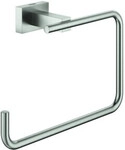 Grohe Handtuchring Essentials Cube verdeckte Befestigung, supersteel (40510DC1)