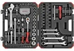 Gedore red Steckschl&uuml;sselsatz, Set 97tlg, 1/2 1/4 Zoll Antrieb, Adapter Werkzeug,