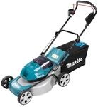 Makita Akku-Rasenm&auml;her 2x18V / 6,0 Ah, 4 Akkus + Ladeger&auml;t (DLM463PG4)