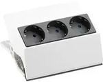 Bachmann Steckdosenleiste Peggy 3x Schutzk. weiss 500.000