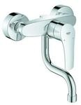 Grohe Wand-Sp&uuml;ltisch-Einhebelmischer Eurosmart chr, schwenkb. Auslauf, Ausladung