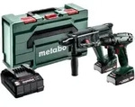 Metabo Akku Combo Set 2.3.2 18 V BS 18 + KH 18 LTX 24; metaBOX 165 L