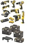 DEWALT Akku-Schlagbohrschrauber-Set 18V / 5Ah DCD 996, DCF 887, DCH 273, DCG 405, DCS