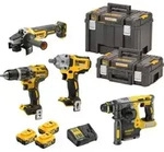 DEWALT Akku-Schlagbohrschrauber-Set 18V / 5Ah DCD 796, DCF 894, DCH 273, DCG 405, DCB