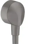 hansgrohe Schlauchanschluss Fixfit E o. R&uuml;ckflussverh., brushed black chrome
