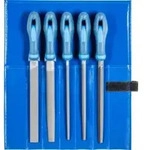 PFERD TOOLS Werkstattfeilen-Set WR 5-tlg. in Rolltasche 200mm Hieb 1 f&uuml;r grobe