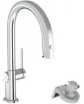 hansgrohe Sp&uuml;ltisch-Einhebelmischer Aqittura M91 m Ausz.-Ausl., ohne Filter,...