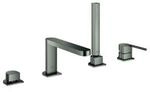 Grohe 4-Loch-Wannenkombination PLUS hard graphite geb&uuml;rstet (29307AL3)