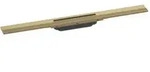 hansgrohe RainDrain Flex Duschrinne 700mm, brush. bronze, Fertigset, k&uuml;rzbar
