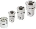 KS Tools GEARplus Stecknuss-Adapter-Satz, z&ouml;llig, 4-teilig