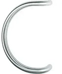HOPPE HT-Sto&szlig;griff E5310,Halbkreis L330, Durchmesser 30 Edelstahl matt