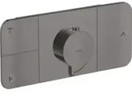 hansgrohe Fertigmontageset Axor One UP-Thermostat., 3 Verbr., brush. bla vc