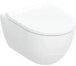 Geberit Wand-WC, Tiefsp&uuml;ler-Set Acanto 36x38,5x53,5cm, 4,5 l, geschlossen, wei&szlig;