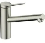 hansgrohe Sp&uuml;ltisch-Einhebelmischer 150 Zesis M33 ND, 1jet, Edelstahl finish