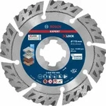 Bosch EXPERT MultiMaterial X-LOCK Diamanttrennscheiben 115 x 22,23 x 2,4 x 12mm f&uuml;r