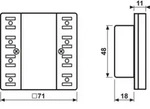 Jung KNX Raumcontroller-Modul Kompakt 4-fach LS 5194 KRM TS D