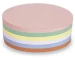 Magnetoplan Kommunikationskarte oval, 190 x 110 mm, 250 St&uuml;ck, sortiert, 250 Blatt