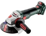 Metabo Akku-Winkelschleifer WVB 18 LTX BL 15-150 Quick mit Bremse, Drehzahlregelung,
