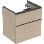 Geberit Waschtischunterschrank iCon 59,2x61,5x47,6cm, 2 L, Eiche/Gr. la. ma