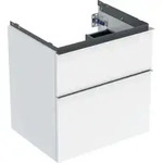 Geberit Waschtischunterschrank iCon 59,2x61,5x47,6cm, 2 L, w/l hgl/Gr. vc