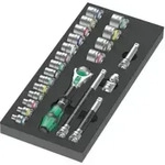 Wera 9721 Schaumstoffeinlage 8000 B Zyklop Knarre 3/8" Set 1, 23-teilig