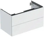 Geberit Waschtischunterschrank One 88,8x50,4x47cm, w/lack. ma, 2 Schubladen