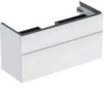 Geberit Waschtischunterschrank iCon 118,4x61,5x47,6cm, 2 L, we. ma/Gr we. ma