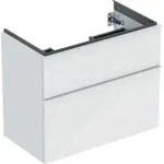 Geberit Waschtischunterschrank iCon 74x61,5x41,6cm, 2 L, we. ma/Gr we. ma