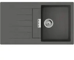 hansgrohe Einbausp&uuml;le S520 m Tropffl, 840x480mm, 1 Beck., steingrau