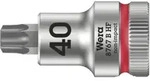 Wera 8767 B HF TX Zyklop Bitnuss mit 3/8"-Antrieb, mit Haltefunktion, TX 40 x 35 mm