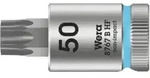 Wera 8767 B HF TX Zyklop Bitnuss mit 3/8"-Antrieb, mit Haltefunktion, TX 50 x 38,5 mm