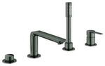 Grohe 4-Loch-Wannen-Kombination Lineare hard graphite geb&uuml;rstet (19577AL1)