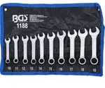BGS Maul-Ringschl&uuml;ssel-Satz extra kurz SW 10 - 19 mm 10-tlg.