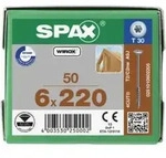 SPAX TELKO T-STAR+ T30 VG WIROX 6 x 220