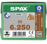 SPAX TELKO T-STAR+ T30 VG WIROX 6 x 250