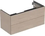 Geberit Waschtischunterschrank One 103,6x50,4x47cm, Eiche/Mela Holz, 2 L