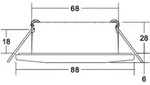 brumberg LED-Einbaudownlight 230 V 2700/3000/4000K 39253153