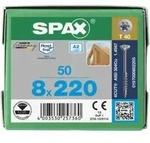 SPAX A2 SEKO T-STAR+ T40 TG 4CUT 8 x 220