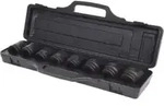 KS Tools 3/4" Sechskant-Kraft-Stecknuss-Satz, 8-teilig kurz, 24-38mm
