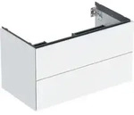 Geberit Waschtischunterschrank One 88,8x50,4x47cm, w/lack. hochgl., 2 Laden