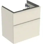 Geberit Waschtischunterschrank iCon 59,2x61,5x41,6cm, 2 L, sa hgl/Gr. sa ma