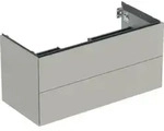 Geberit Waschtischunterschrank One 103,6x50,4x47cm, greige/lackiert m, 2 L