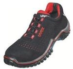 uvex Halbschuhe motion style S1 schwarz rot Weite 11 Gr. 36 (6998836)
