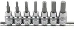 BGS Bit-Einsatz-Satz Antrieb Innenvierkant 10 mm Innensechskant 3 - 10 mm 7-tlg.