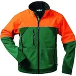 Waldarbeiter-Softshelljacke SANDDORN Gr.M gr&uuml;n/orange ELYSEE